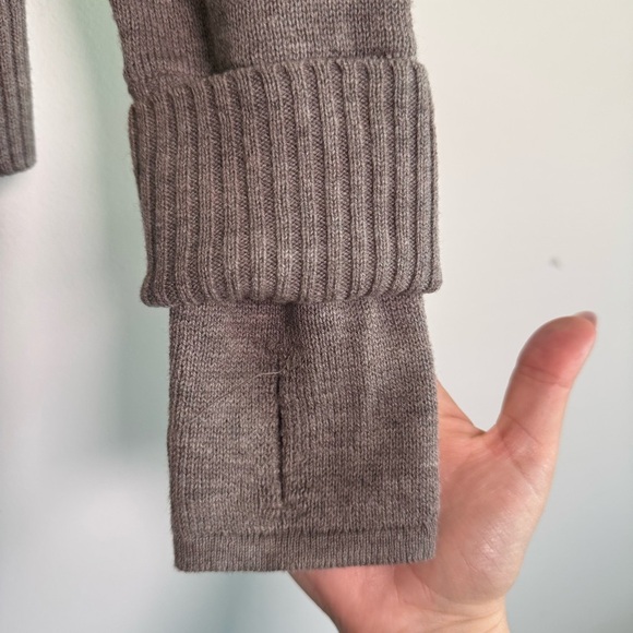 Athleta Noe Merino Wool Striped Hooded Pullover Sweater size small - Picture 5 of 6